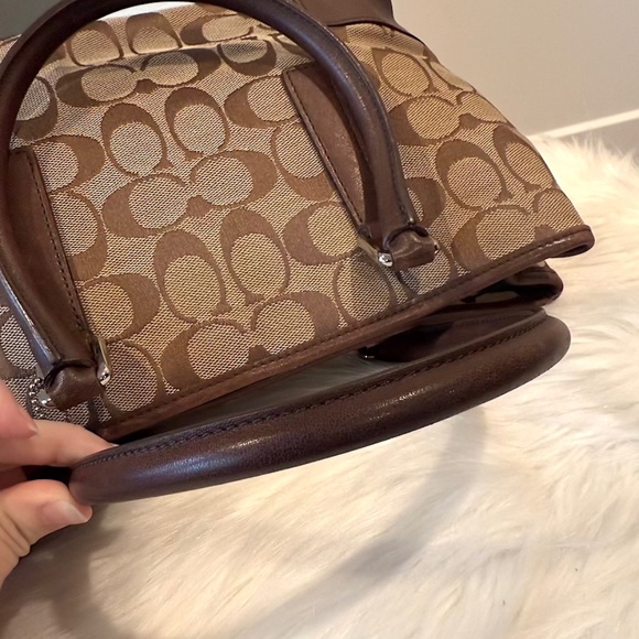 Coach Signature Tote Bag Canvas Beige Auth (EUC) - Picture 11 of 16